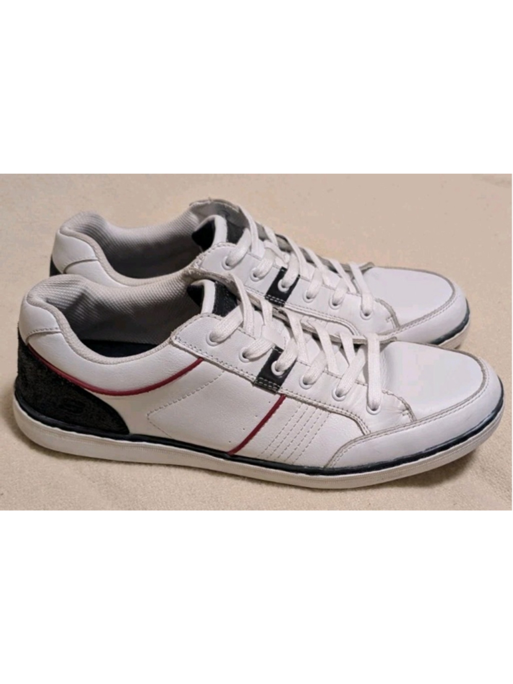 SKECHERS Lanson Rometo White Oxford Memory Foam Size 12 S11